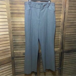 Talbots Curvy Graphite Slacks Dress Pants Office/Career Business Gray Straight